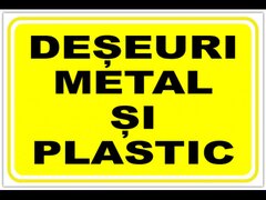 Indicator pentru deseuri metal si plastic